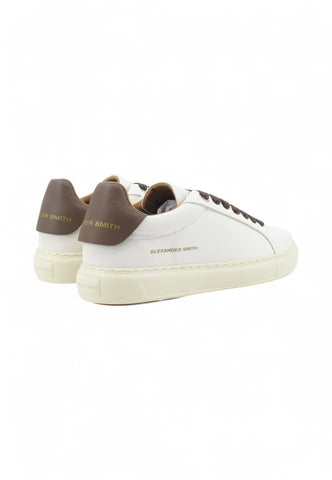 ALEXANDER SMITH Sneakers Uomo Bianco Marrone ASBCSOM-3663-WBO-AI26