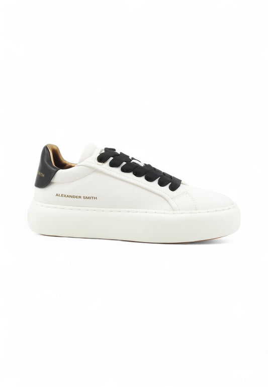 ALEXANDER SMITH Sneakers Donna Bianco Nero ASBCSOW-3561-WBK-AI26