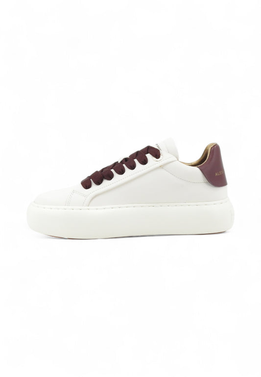 ALEXANDER SMITH Sneakers Donna Bianco Bordeaux ASBCSOW-3561-WDX-AI26