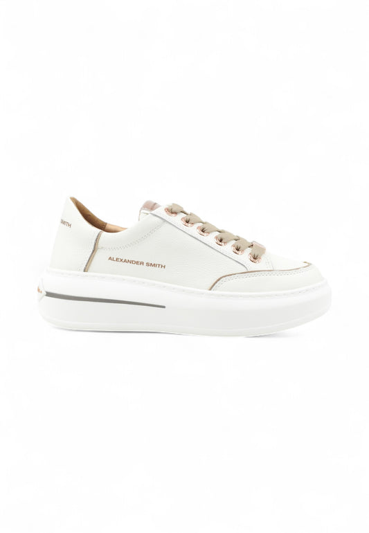 ALEXANDER SMITH Sneakers Donna Bianco Beige ASBCLSW-1798-FLS-AI26