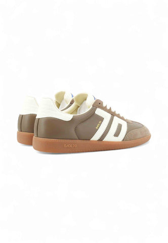 BACK70 Sneakers Uomo Marrone Bianco 108006-000049-AI26