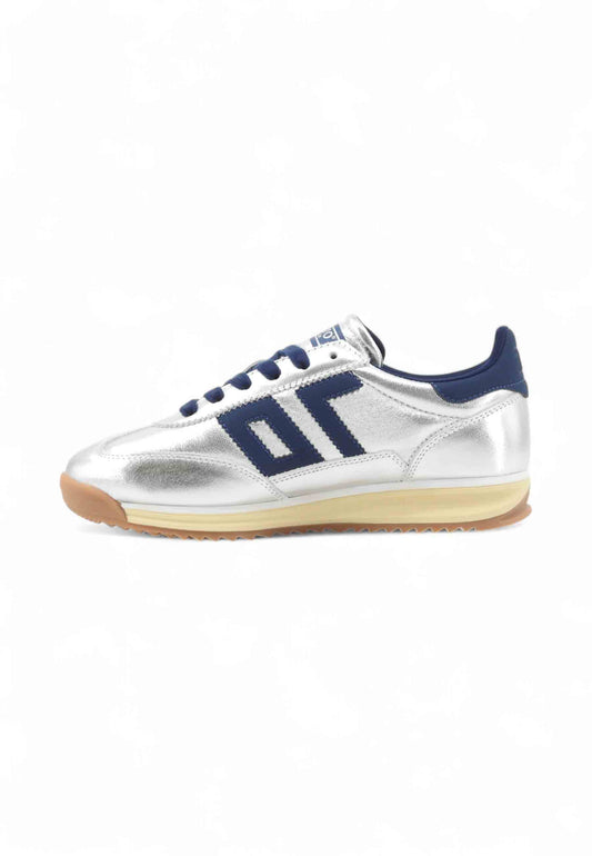 BACK70 Sneakers Donna Argento Blu 108009-000050-AI26