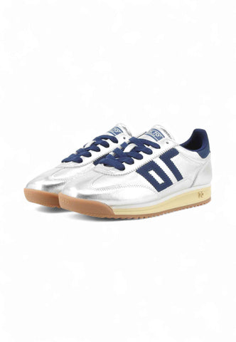 BACK70 Sneakers Donna Argento Blu 108009-000050-AI26