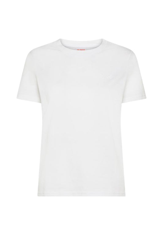 SUN68 T-Shirt Donna Bianco T45201-AI26-01