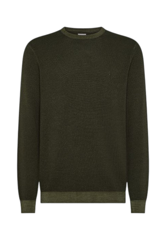 SUN68 Maglione Uomo Verde K45128-AI26-74