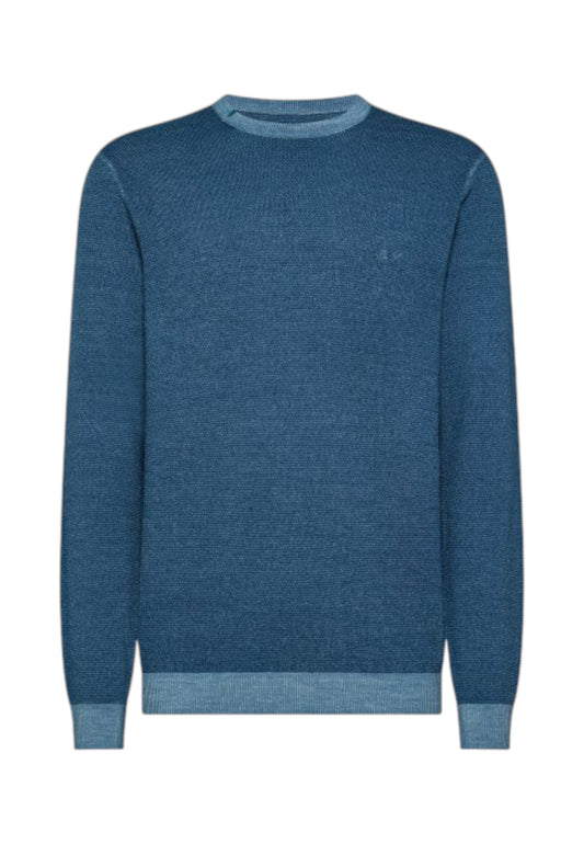 SUN68 Maglione Uomo Azzurro K45128-AI26-80