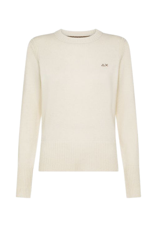 SUN68 Maglione Donna Bianco K45209-AI26-31
