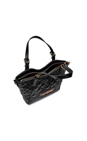 LOVE MOSCHINO Borsa a mano Quilted Nero JC4371PP0LLA0N