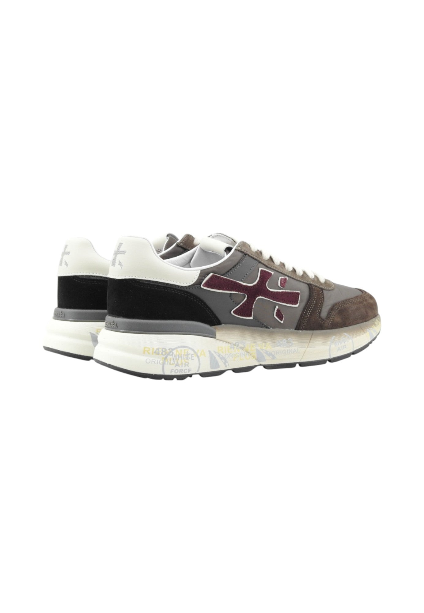 Scopri PREMIATA Sneakers Uomo Marrone Bordeaux MICK-AI26-VAR 7714