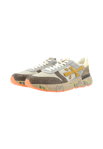 PREMIATA Sneakers Uomo Marrone Beige Giallo MICK-AI26-VAR 7866