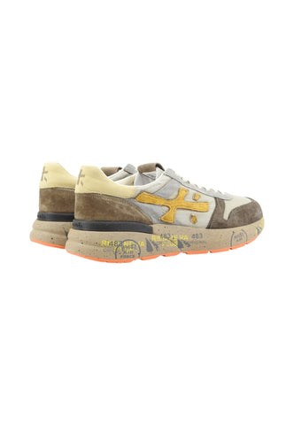 PREMIATA Sneakers Uomo Marrone Beige Giallo MICK-AI26-VAR 7866
