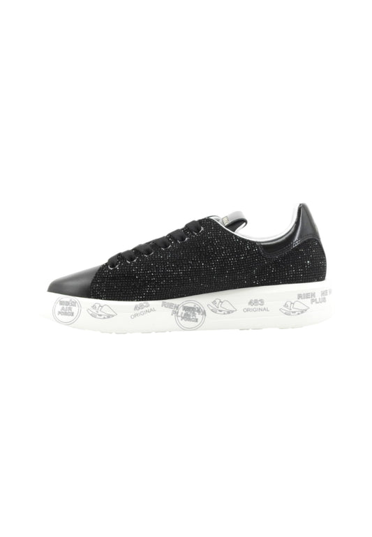 PREMIATA Sneakers Donna Nero Strass BELLE-AI26-VAR 7813
