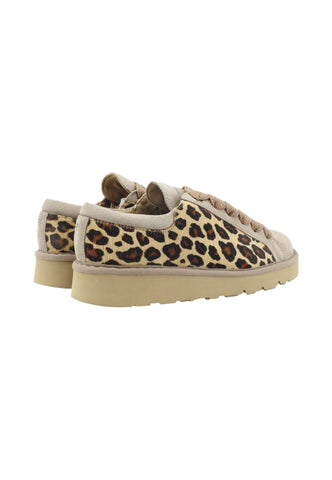 PAN CHIC Sneakers Donna Beige Animalier P007W003-0181Y005-AI26