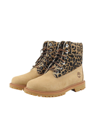 TIMBERLAND Anfibi Donna Animalier Beige Nero TB0A5M5NEN31-AI26