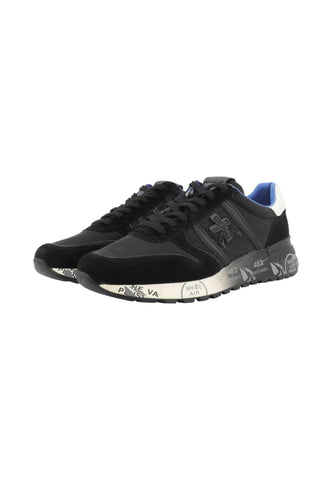PREMIATA Sneakers Uomo Nero Bianco LANDER-AI26-VAR 7079