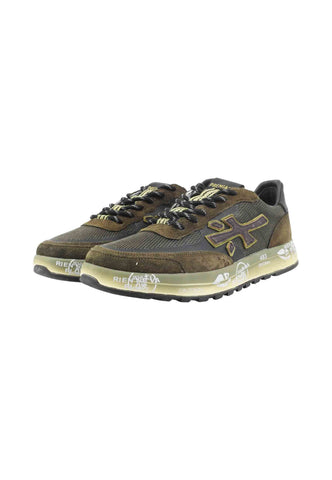 PREMIATA Sneakers Uomo Marrone Verde NOUS-AI26-VAR 7731