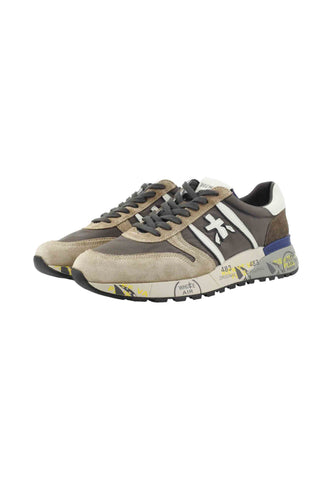 PREMIATA Sneakers Uomo Marrone Beige LANDER-AI26-VAR 7704