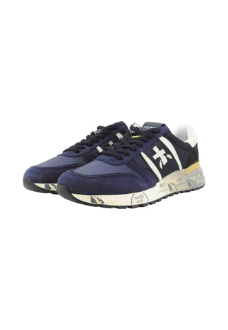 PREMIATA Sneakers Uomo Blu Bianco LANDER-AI26-VAR 7702