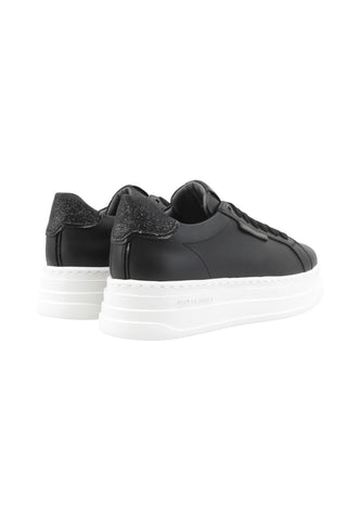 JANET Sneakers Donna Nero Glitter J-431-AI26-K7