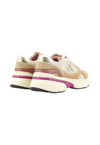 JANET Sneakers Donna Beige Viola J-441-AI26-K6