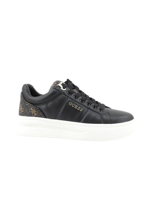 GUESS Sneakers Donna Nero Marrone FLFWLLPEL12-AI26-BLKBR