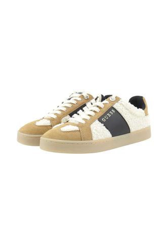 GUESS Sneakers Donna Marrone Bianco Nero FLFJR9ESU12-AI26-LUGGA