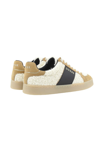 GUESS Sneakers Donna Marrone Bianco Nero FLFJR9ESU12-AI26-LUGGA