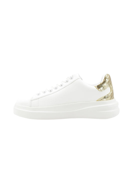 GUESS Sneakers Donna Bianco Oro Pailettes FLFE10ELE12-AI26-WHIGO