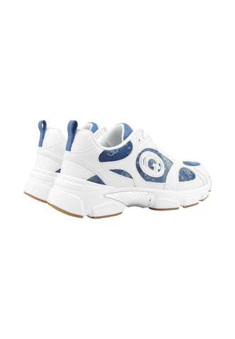 GUESS Sneakers Donna Bianco Blu Denim FLFI2BELE12-AI26-WHBLU