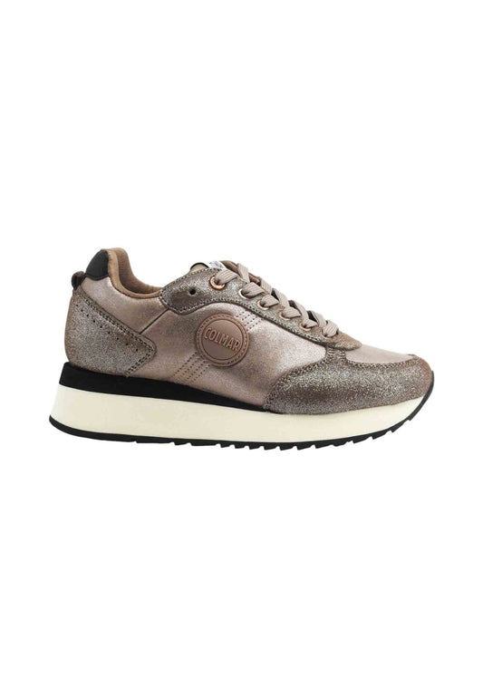 COLMAR Sneakers Donna Marrone Glitter 034-AI26