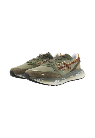 PREMIATA Sneakers Donna Verde Animalier LAURYN-AI26-VAR 7790