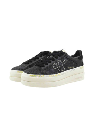 PREMIATA Sneakers Donna Nero Glitter CLAUDIA-AI26-VAR 7755