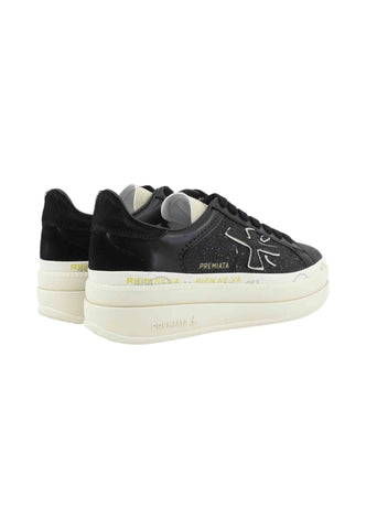 PREMIATA Sneakers Donna Nero Glitter CLAUDIA-AI26-VAR 7755