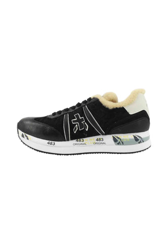 PREMIATA Sneakers Donna Nero Beige CONNY-AI26-VAR 6987M