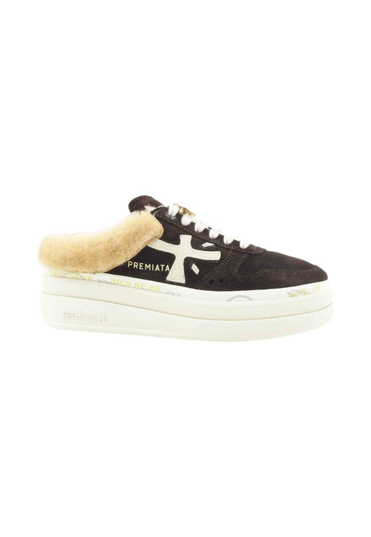 PREMIATA Sneakers Donna Marrone Beige MICOL-AI26-VAR 7851M