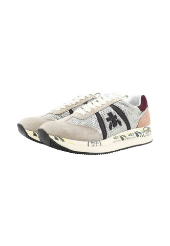 PREMIATA Sneakers Donna Grigio Bordeaux Paillettes CONNY-AI26-VAR 7690