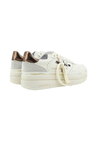 PREMIATA Sneakers Donna Bianco Animalier MICOL-AI26-VAR 7035