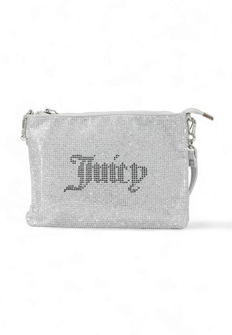 JUICY COUTURE Borsa Pochette Donna Argento Strass BEJ1M8782WPO902-AI26-902