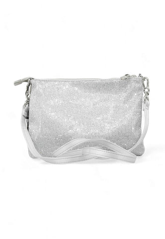 JUICY COUTURE Borsa Pochette Donna Argento Strass BEJ1M8782WPO902-AI26-902
