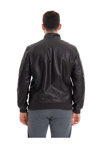 MARKUP Giacca Pelle Uomo Nero MK24005-AI26-NERO/N