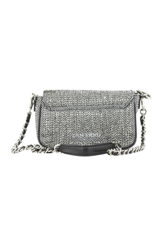 ERMANNO SCERVINO Borsa A Mano Donna Nero Bianco Strass 12402001-AI26-293
