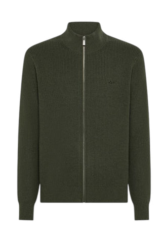 SUN68 Maglione Uomo Verde K45135-AI26-74