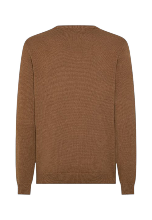 SUN68 Maglione Uomo Marrone Rombi K45160-AI26-1793