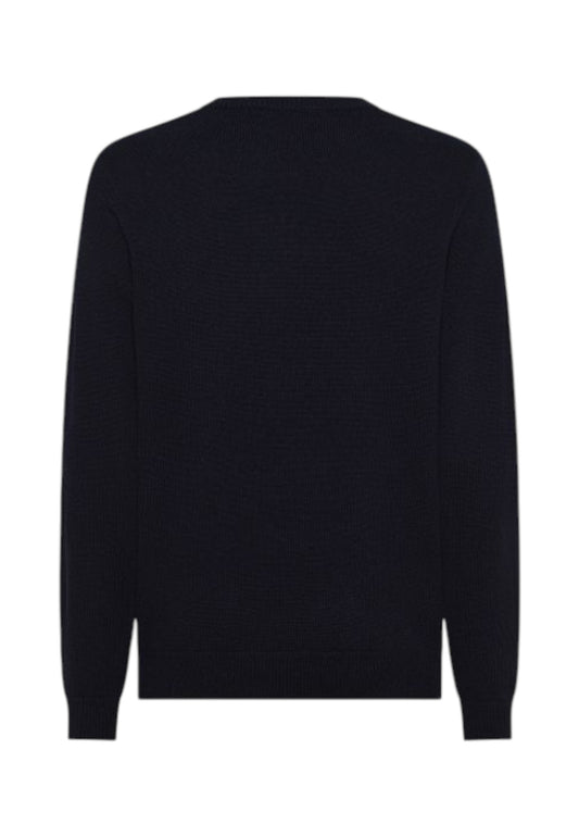 SUN68 Maglione Uomo Blu Rombi K45160-AI26-0747