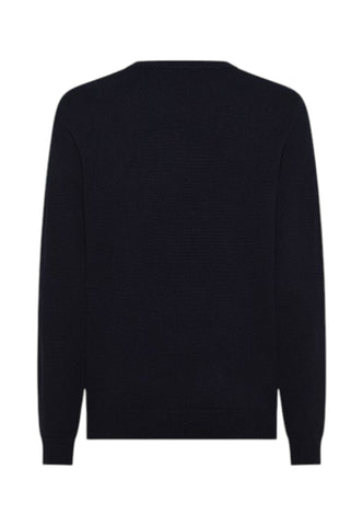 SUN68 Maglione Uomo Blu Rombi K45160-AI26-0747