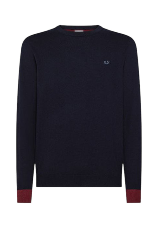 SUN68 Maglione Uomo Blu K45143-AI26-07