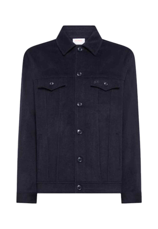 SUN68 Giubbino Uomo Blu S45110-AI26-07