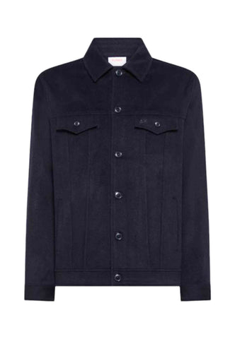SUN68 Giubbino Uomo Blu S45110-AI26-07