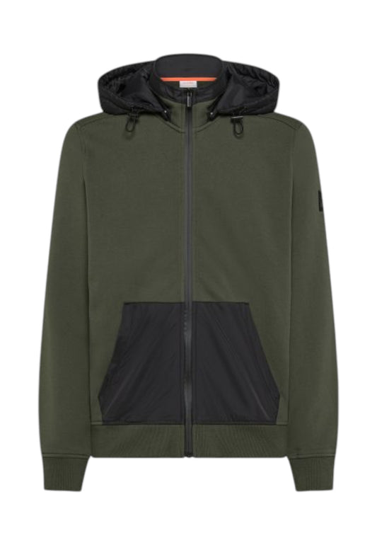 SUN68 Felpa Uomo Verde Nero F45115-AI26-74