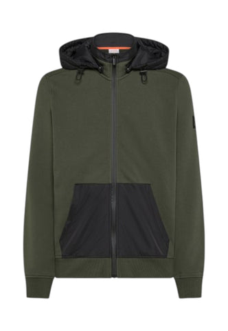 SUN68 Felpa Uomo Verde Nero F45115-AI26-74
